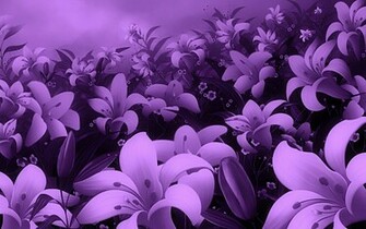 Purple Flowers Background