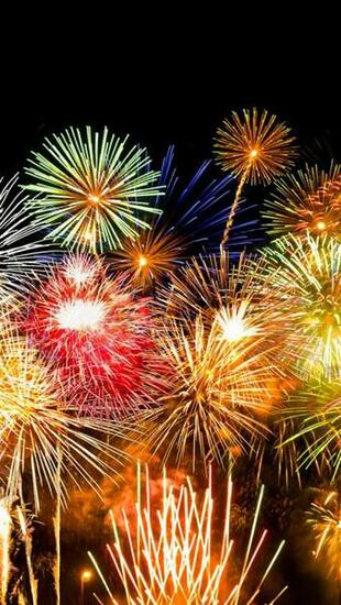 Fireworks iPhone Wallpaper HD