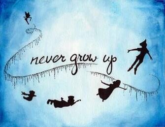 Peter Pan Background Never Grow Up By