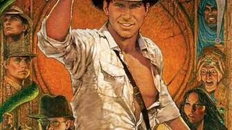 Indiana Jones Raiders Lost Ark Action Adventure Poster F Wallpaper