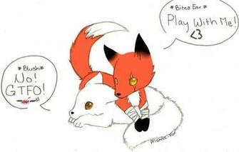 Cute Baby Fox Anime Chibi HD Wallpaper For Desktop Background