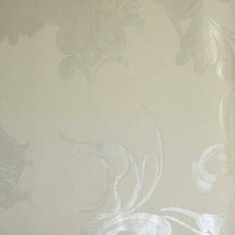 Amsterdam Traditional Silver On Cream Wallpaper Contemporary