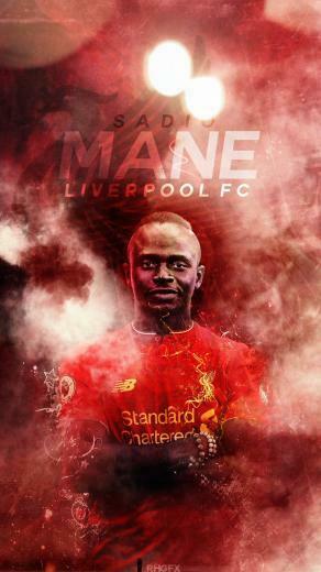 Rhgfx On Sadio Mane I Liverpool Lockscreen Wallpaper