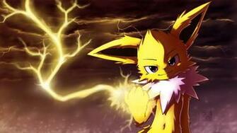 Pixiv Id Pok Mon Jolteon Electricity Widescreen