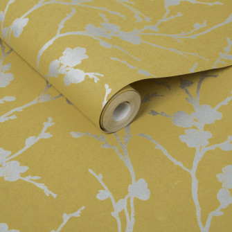 Grey And Yellow Wallpaper