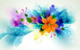 Abstract Flower Art HD Wallpaper In Flowers Imageci