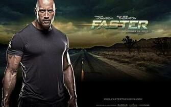 Faster Dwayne The Rock Johnson Wallpaper