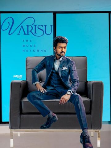 Mr Cool Thamizhan Karthik On Varisu Poster Design