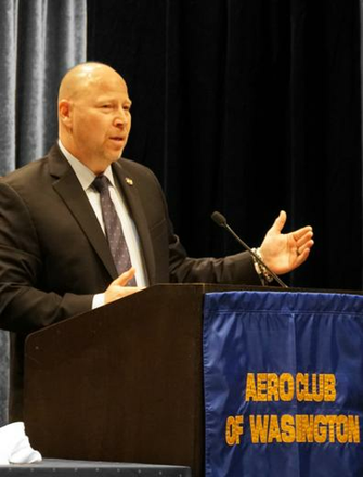 Natca President Paul Rinaldi Speaks At Aero Club Luncheon Jan