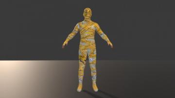 Pubg Mobile Mummy Character 3d Model By Dflex