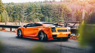 Zdj Cia Lamborghini Gallardo Pomara Czowy Samochody Wallpaper