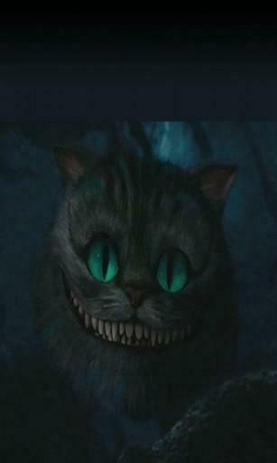 Bigger Creepy Cheshire Cat Live Wall For Android Screenshot