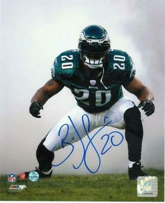 Brian Dawkins Eagles Autographed