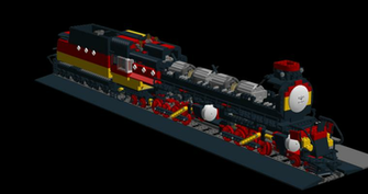 Lego Trains Big Boy By Shadow20x6