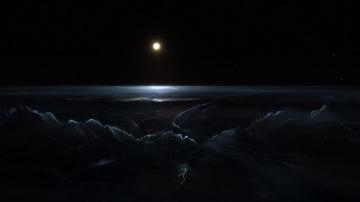 Wallpaper Id Space Moon Galaxy Dark Stars Sun