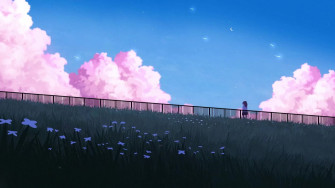 Pink Anime Aesthetic Wallpaper