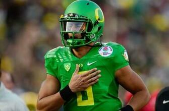 Jan Pasadena Ca Usa Oregon Ducks Quarterback Marcus