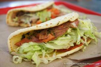 Random Meal Of The Day Quiznos Italiano Flatbread Sammies