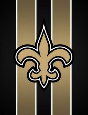 Saints Racing Stripes Logo Wallpaper For iPhone