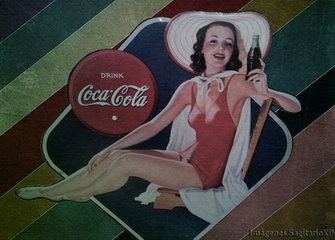 Coca Cola Retro Vintage Chica Pin Up Im Genes Para Compartir