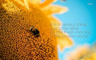 Being Alive Wallpaper Quote