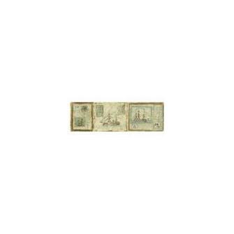 Sailing Ships Gold Wallpaper Border In For Men Only Home Improvement