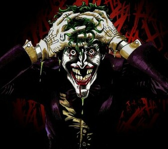 Joker Fun Funny Scary Blood Pathetic Drawn