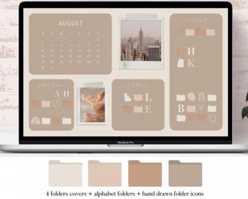 Calendar Desktop Organizer Wallpaper Folder