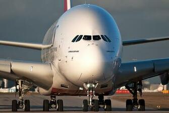 Airbus A380 Of Emirates While Taxiing Aircraft Wallpaper