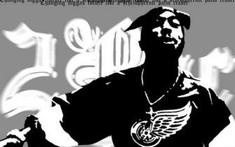 Tupac Shakur Gangster Rapper Wallpaper