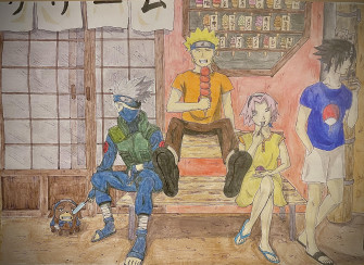 Fanart Team Celebrates A Successful Late Summer Mission R Naruto