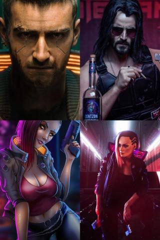 Cyberpunk iPhone Pro Max Wallpaper