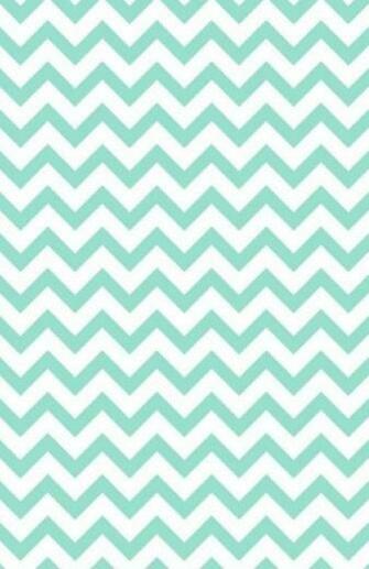 Green And White Zigzag Wallpaper