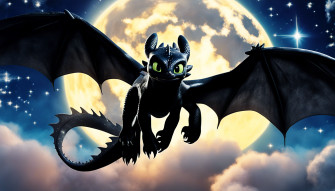 Alpha Toothless Wallpaper