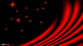 HD Red Abstract Wallpaper