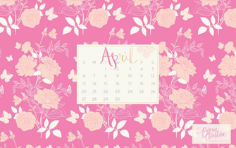 April Desktop iPhone Calendar Going Home To Roost
