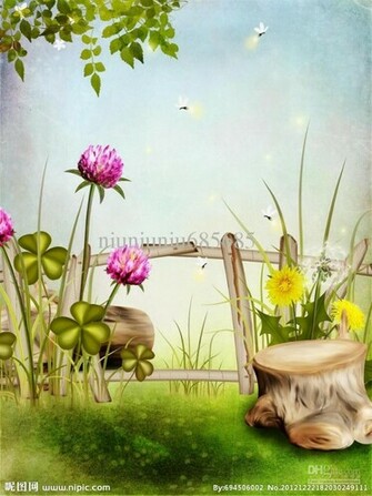 Fairy Tale Children Vinyl Custom Photography Prop Photo Background