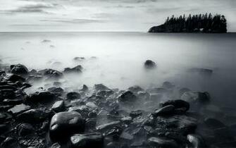 Lake Superior Long Exposure HD Desktop Wallpaper