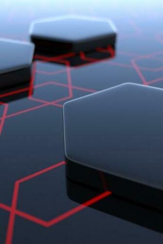Black Hexagon Simply Beautiful iPhone Wallpaper