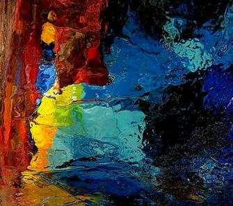Water Painting Colors Samsung Galaxy S5 HD Wallpaper