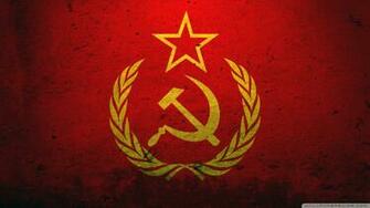 Grunge Flag Of The Soviet Union Wallpaper