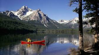 The Fisherman On A Canoe Wallpaper And Image