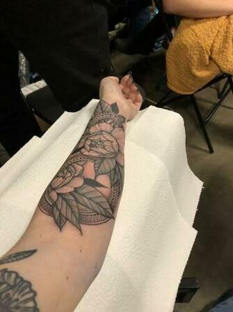 Aubri On What A Cute Knee Tattoo