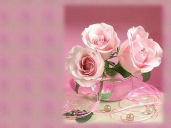 Roses And Pearls Wallpaper