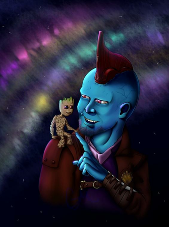 Yondu And Groot By Girmonster