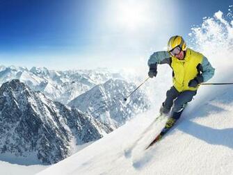 Ski Alpin En Hiver Sports Extr Mes Fond D Cran