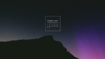 February Wallpaper Calendar