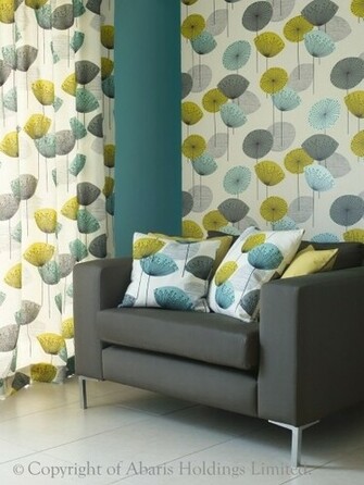 Wallpaper Dandelion Clocks Chaffinch Sandersons Fabrics