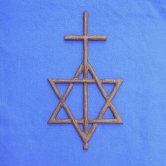Messianic Star And Cross Jewish Christian Families Of David