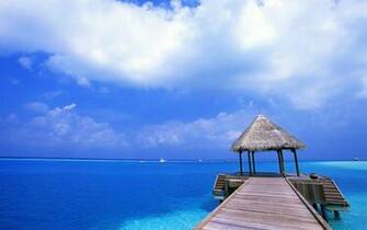 Over The Beach In Canc N Mexico Wallpaper